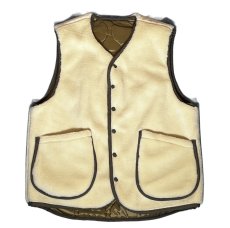 画像4: CUSHMAN (クッシュマン) QUILTING & FUR REVERSIBLE VEST (4)