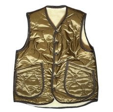 画像2: CUSHMAN (クッシュマン) QUILTING & FUR REVERSIBLE VEST (2)