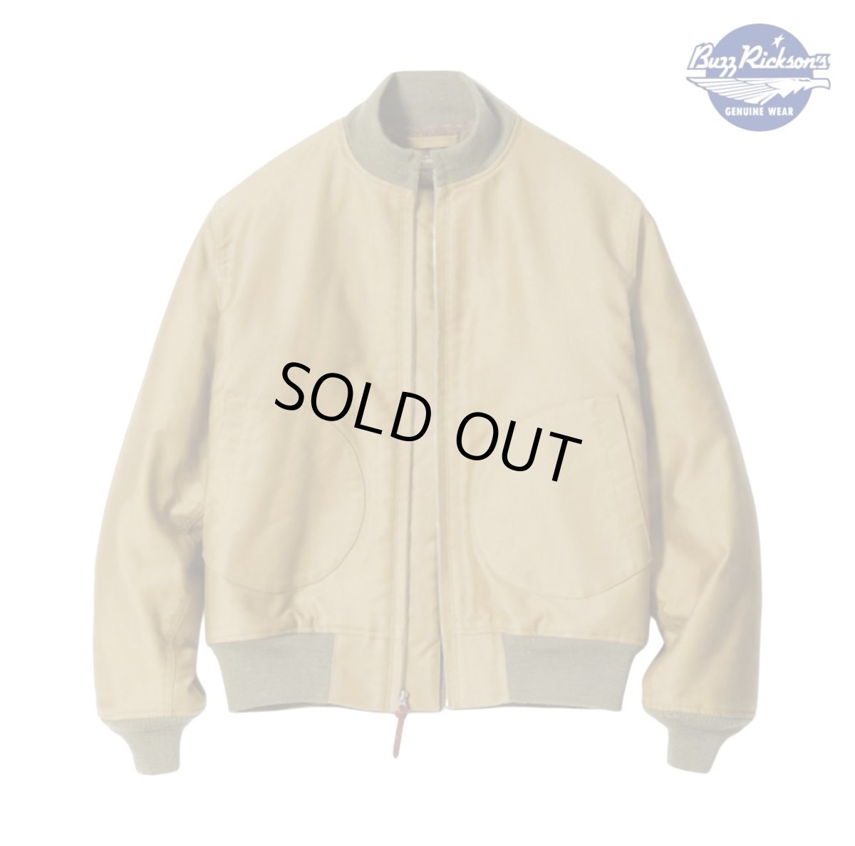 画像1: BUZZ RICKSON`S (バズリクソンズ)  Type DECK ZIP ALPACA AND WOOL PILE LINING “NAVY DEPARTMENT” (1)