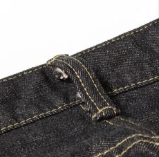 画像7: STRASS BURGER (ストラスバーガー) JUMBO 14.5oz BLACK SELVEDGE DENIM STRAIGHT JEANS (7)