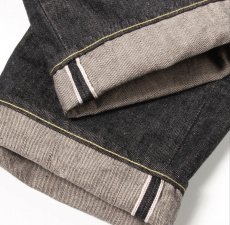 画像9: STRASS BURGER (ストラスバーガー) JUMBO 14.5oz BLACK SELVEDGE DENIM STRAIGHT JEANS (9)