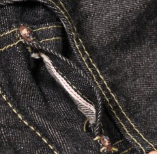 画像5: STRASS BURGER (ストラスバーガー) JUMBO 14.5oz BLACK SELVEDGE DENIM STRAIGHT JEANS (5)
