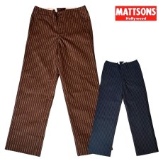画像1: MATTSONS` (マットソンズ) HERRINGBONE STRIPE 43 TROUSERS (1)