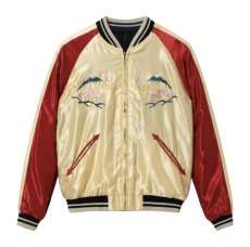 画像4: TAILOR TOYO (テーラー東洋) Early 1950s Style Acetate Souvenir Jacket “USS PRINCETON” × “MAIKO” (4)