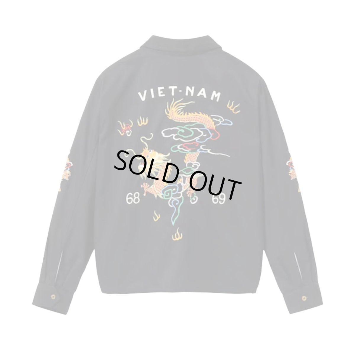 画像3: TAILOR TOYO (テーラー東洋)  Late 1960s Style Cotton Vietnam Jacket “DRAGON” (3)