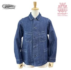 画像1: LION BRAND (ライオンブランド) Denim Coverall Jacket  (1)