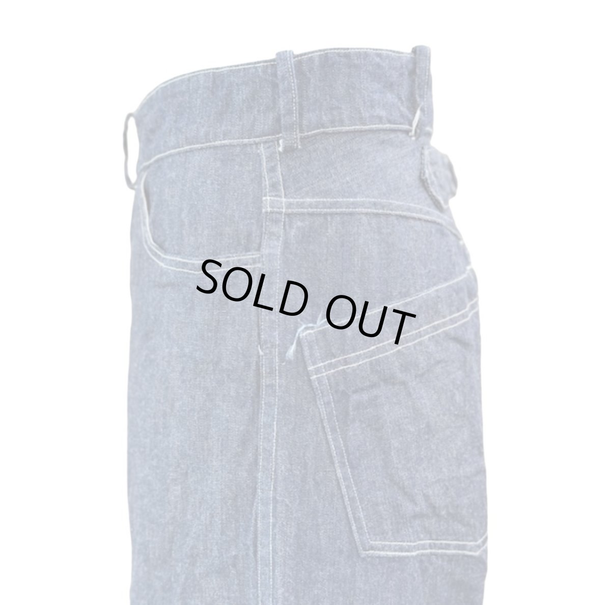 画像5: LION BRAND (ライオンブランド) Denim Work Pants with Buckle Back  (5)