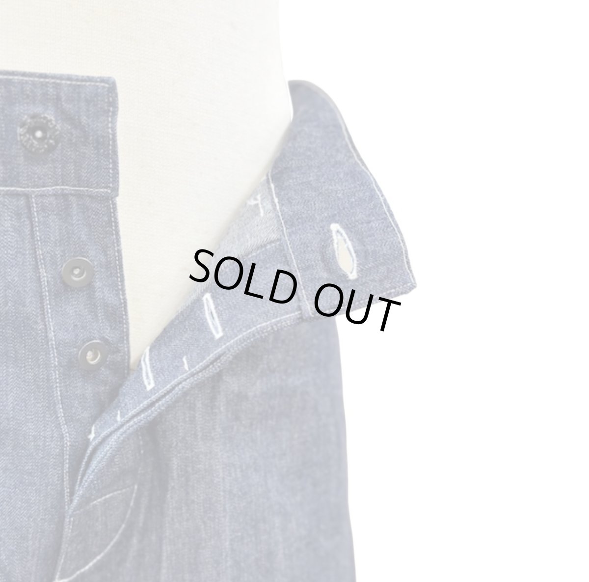 画像9: LION BRAND (ライオンブランド) Denim Work Pants with Buckle Back  (9)