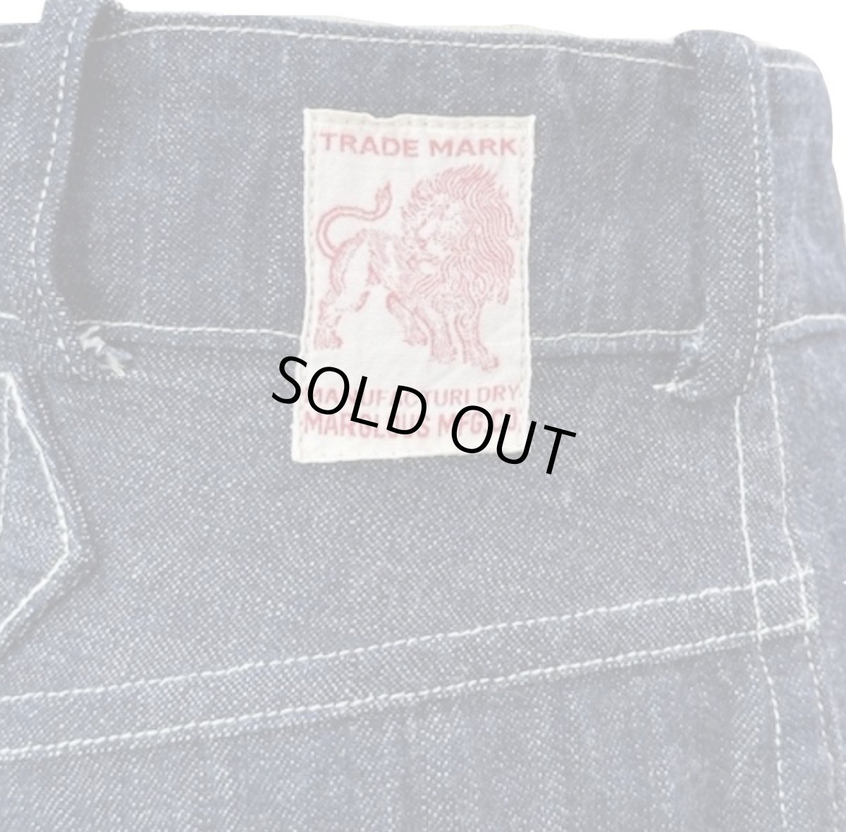 画像11: LION BRAND (ライオンブランド) Denim Work Pants with Buckle Back  (11)