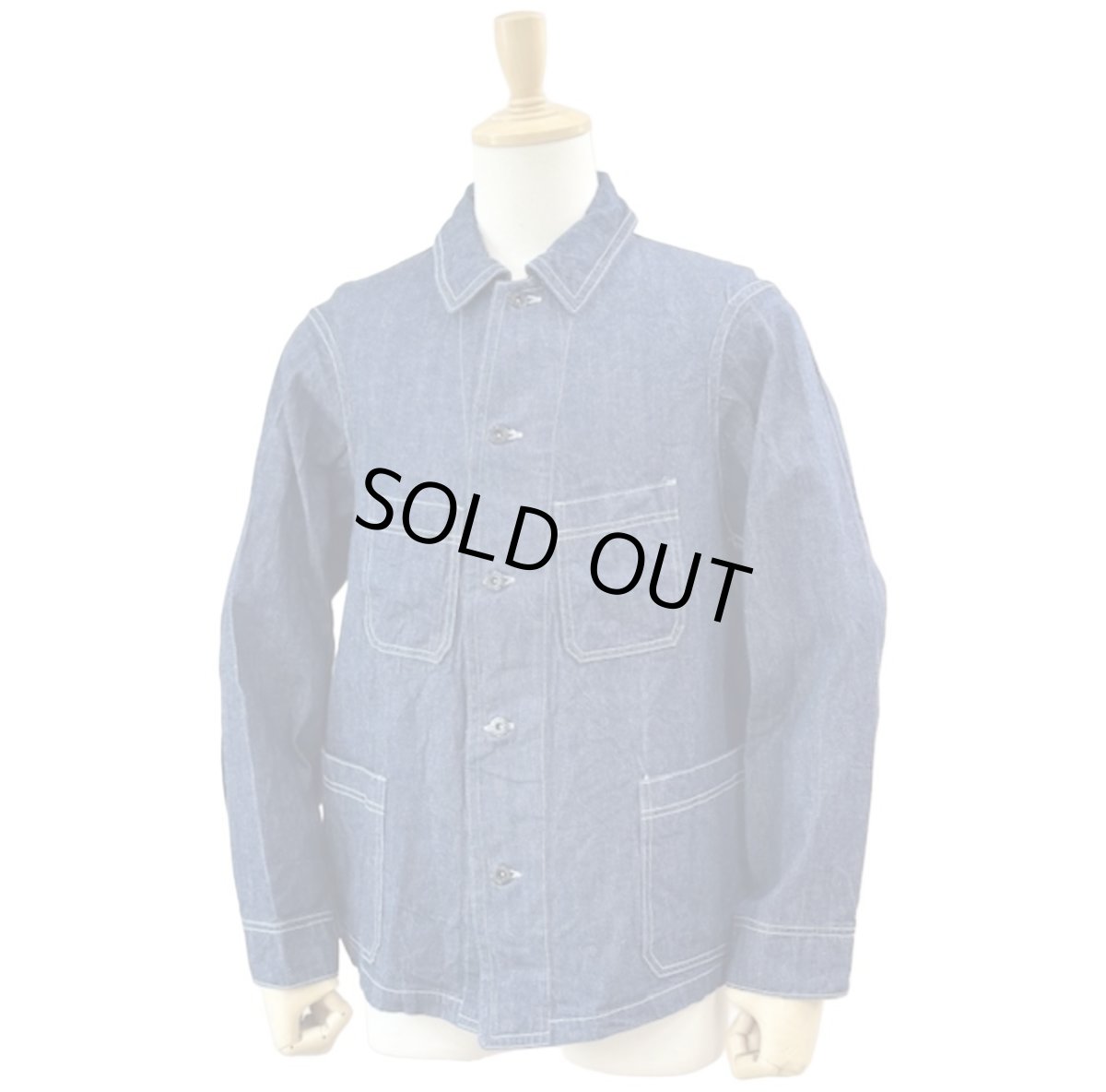 画像2: LION BRAND (ライオンブランド) Denim Coverall Jacket  (2)