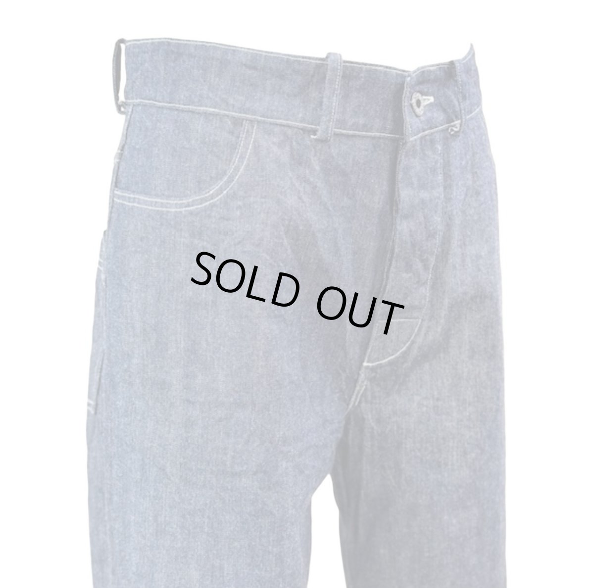 画像4: LION BRAND (ライオンブランド) Denim Work Pants with Buckle Back  (4)