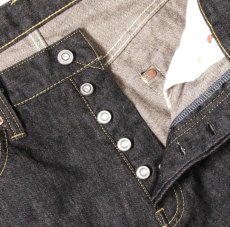 画像4: STRASS BURGER (ストラスバーガー) JUMBO 14.5oz BLACK SELVEDGE DENIM VINTAGE STRAIGHT JEANS (4)