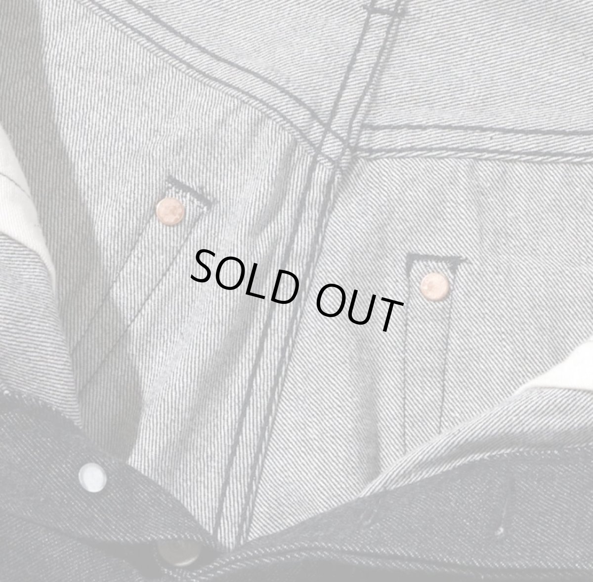 画像7: SUGAR CANE (シュガーケーン) 14.25oz. BLACK DENIM 1947 MODEL (REGULAR STRAIGHT) (7)