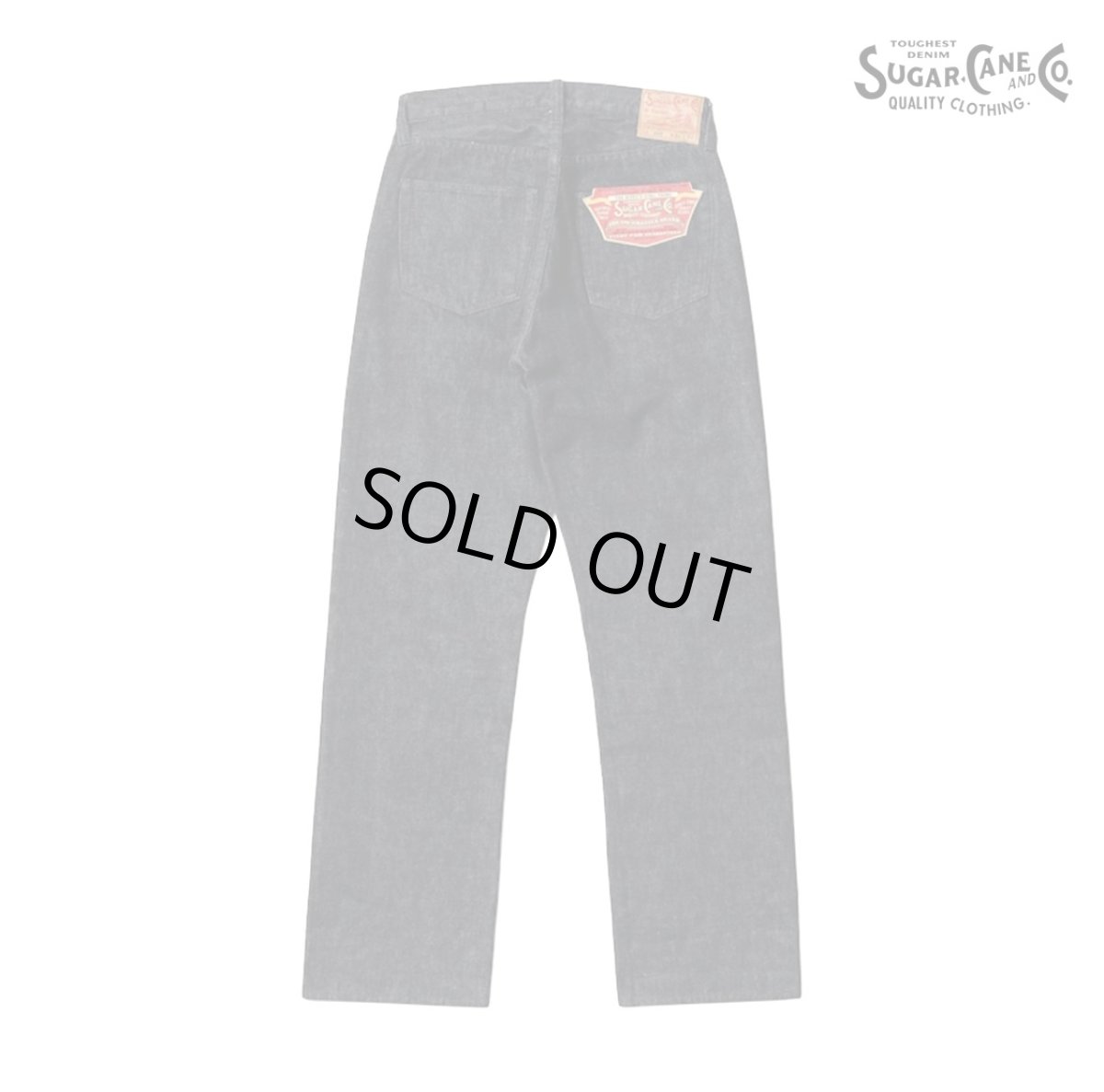 画像1: SUGAR CANE (シュガーケーン) 14.25oz. BLACK DENIM 1947 MODEL (REGULAR STRAIGHT) (1)