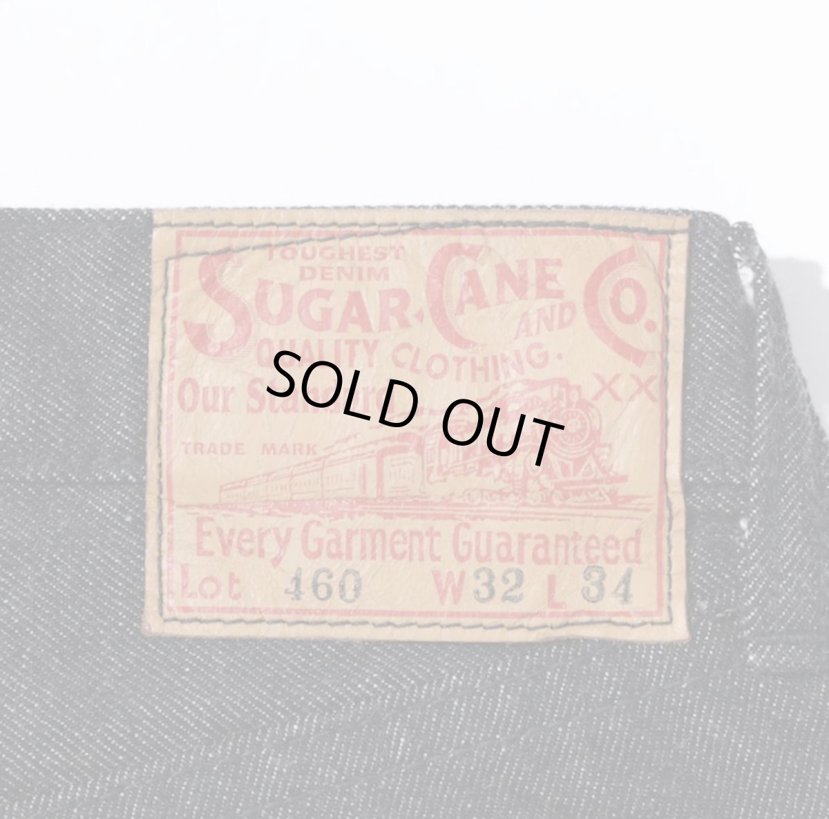 画像4: SUGAR CANE (シュガーケーン) 14.25oz. BLACK DENIM 1947 MODEL (REGULAR STRAIGHT) (4)