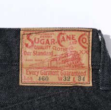 画像4: SUGAR CANE (シュガーケーン) 14.25oz. BLACK DENIM 1947 MODEL (REGULAR STRAIGHT) (4)