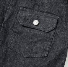 画像8: SUGAR CANE (シュガーケーン) 14.25oz. BLACK DENIM JACKET 1953 MODEL (8)