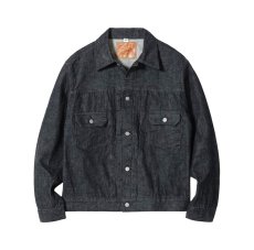 画像2: SUGAR CANE (シュガーケーン) 14.25oz. BLACK DENIM JACKET 1953 MODEL (2)