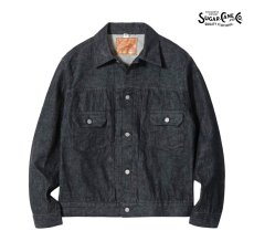 画像1: SUGAR CANE (シュガーケーン) 14.25oz. BLACK DENIM JACKET 1953 MODEL (1)