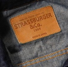 画像5: STRASS BURGER (ストラスバーガー) JUMBO 14.5oz SELVEDGE PH101 DENIM JACKET (5)