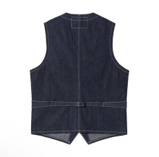 画像3: SUGAR CANE (シュガーケーン) 11oz. BLUE DENIM WORK VEST (3)