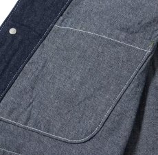 画像9: SUGAR CANE (シュガーケーン) 11oz. BLUE DENIM WORK VEST (9)