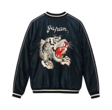 画像3: TAILOR TOYO (テーラー東洋) Mid 1950s Style Acetate Souvenir Jacket “TIGER HEAD” × “CHEVY LOVER” (AGING MODEL) (3)
