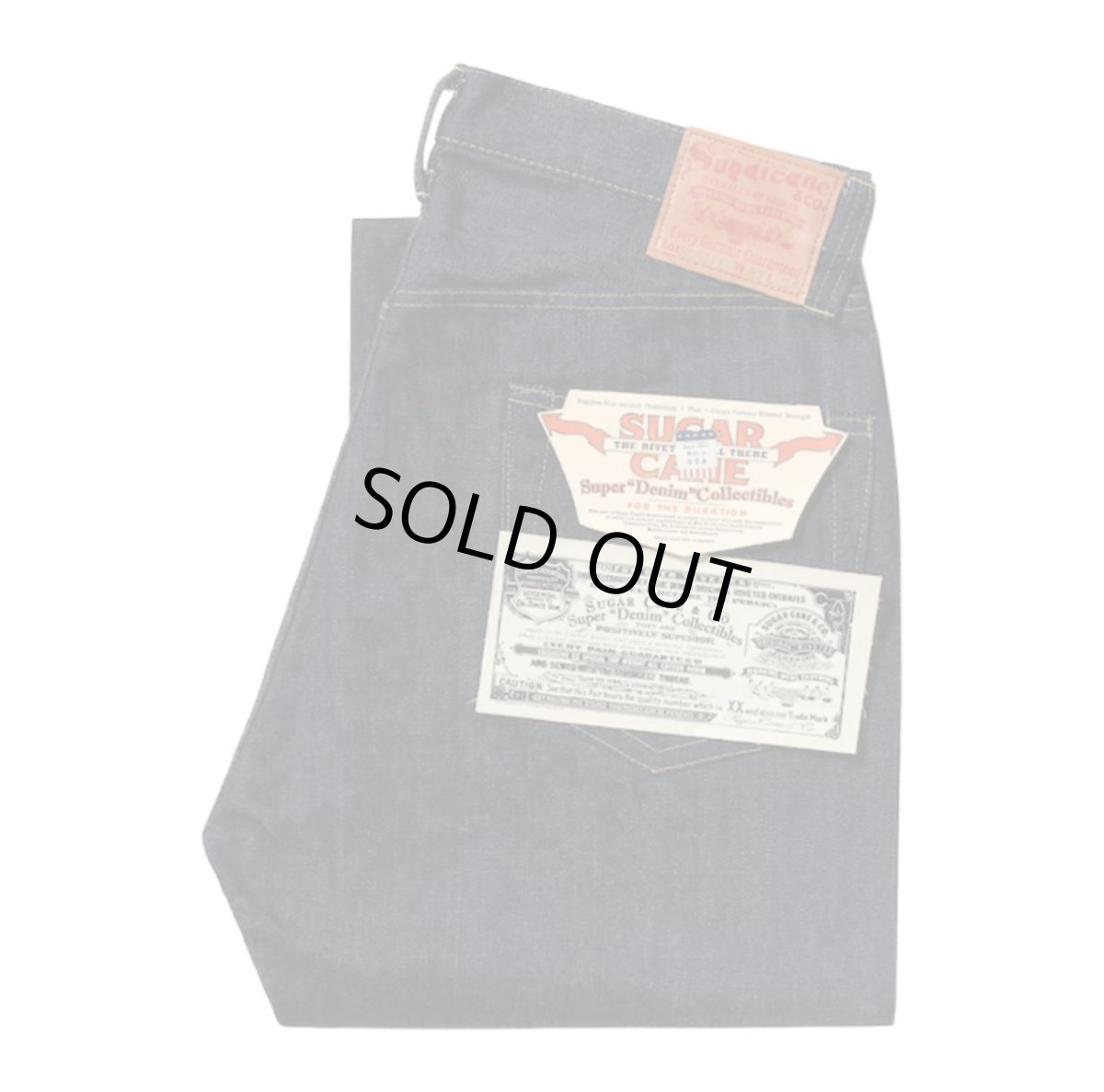 画像24: SUGAR CANE (シュガーケーン)  SUGAR CANE Super "Denim" Collectibles #50 13.5oz. DENIM WAIST OVERALLS “1940’s SPECIAL” Made in USA (24)