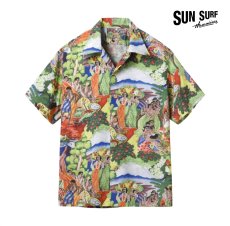 画像1: SUNSURF (サンサーフ) SUN SURF SPECIAL EDITION “ORIGINAL MATSON MENU DESIGN by EUGENE SAVAGE” (SHORT SLEEVE) (1)
