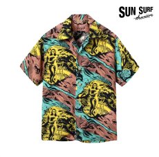 画像2: SUNSURF (サンサーフ) SUN SURF SPECIAL EDITION “GAUGUIN WOODCUT MYSTIC” (SHORT SLEEVE) (2)