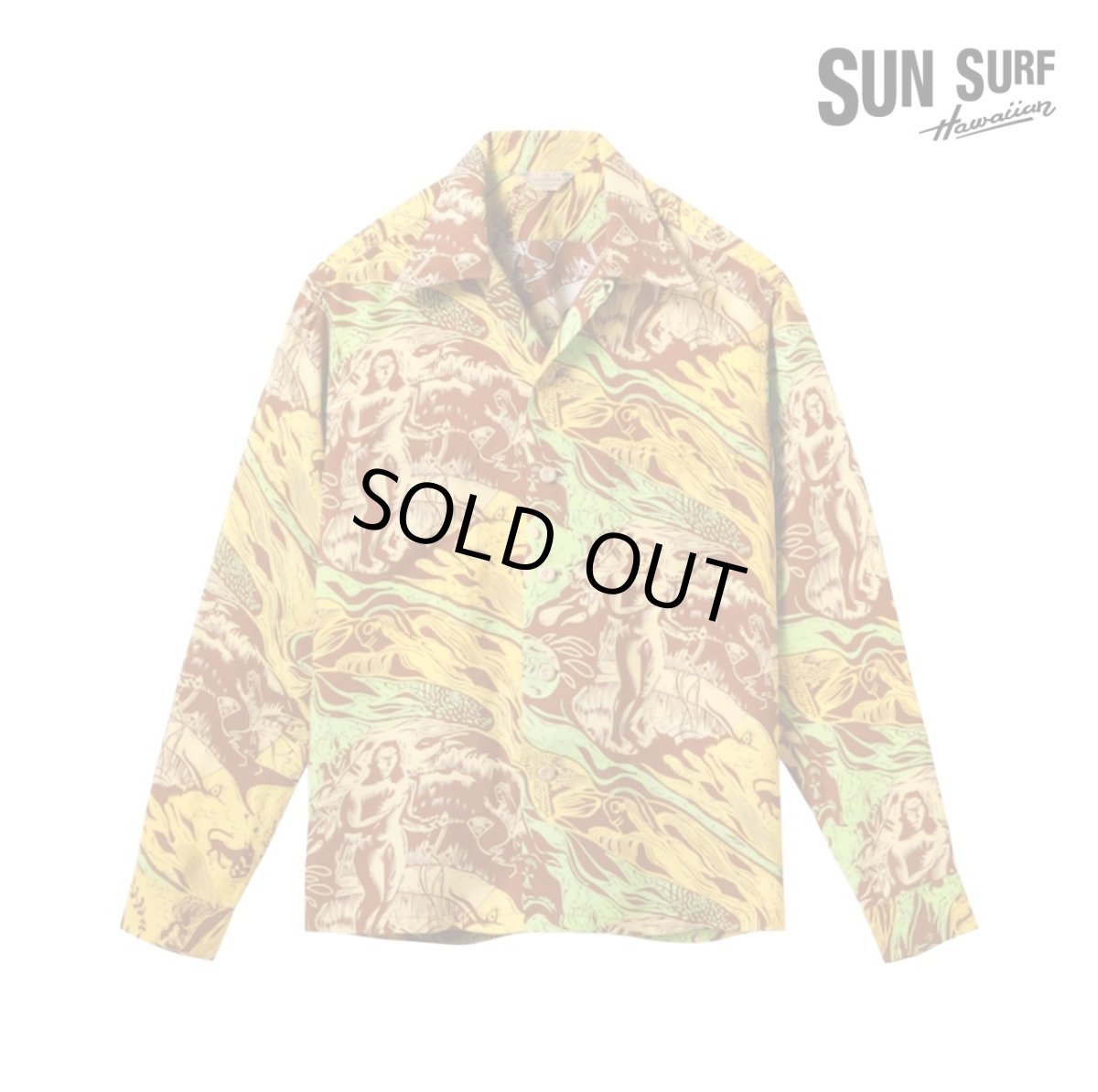 画像4: SUNSURF (サンサーフ) SUN SURF SPECIAL EDITION “GAUGUIN WOODCUT MYSTIC” (LONG SLEEVE) (4)