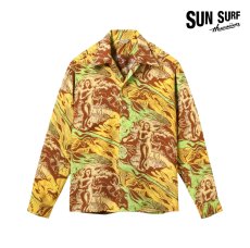 画像4: SUNSURF (サンサーフ) SUN SURF SPECIAL EDITION “GAUGUIN WOODCUT MYSTIC” (LONG SLEEVE) (4)