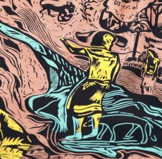 画像11: SUNSURF (サンサーフ) SUN SURF SPECIAL EDITION “GAUGUIN WOODCUT MYSTIC” (SHORT SLEEVE) (11)
