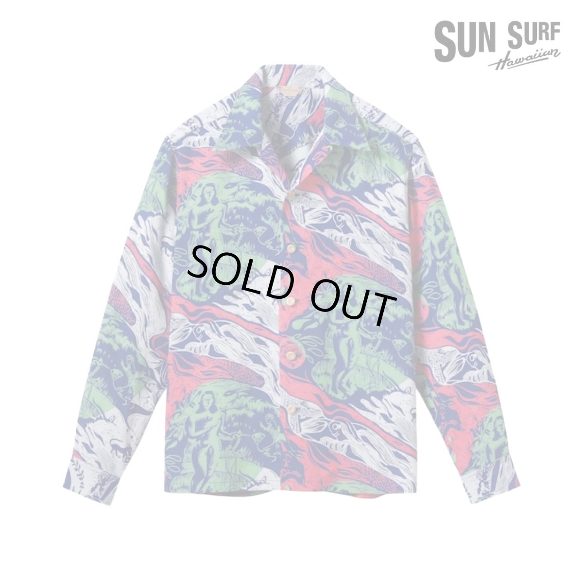画像3: SUNSURF (サンサーフ) SUN SURF SPECIAL EDITION “GAUGUIN WOODCUT MYSTIC” (LONG SLEEVE) (3)