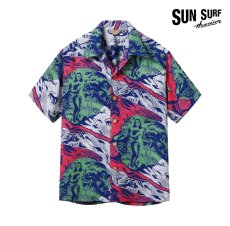 画像3: SUNSURF (サンサーフ) SUN SURF SPECIAL EDITION “GAUGUIN WOODCUT MYSTIC” (SHORT SLEEVE) (3)