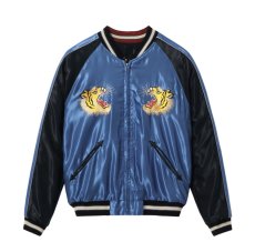 画像4: TAILOR TOYO (テーラー東洋) Early 1950s Style Acetate Souvenir Jacket “EAGLE” × “ROARING TIGER” (4)