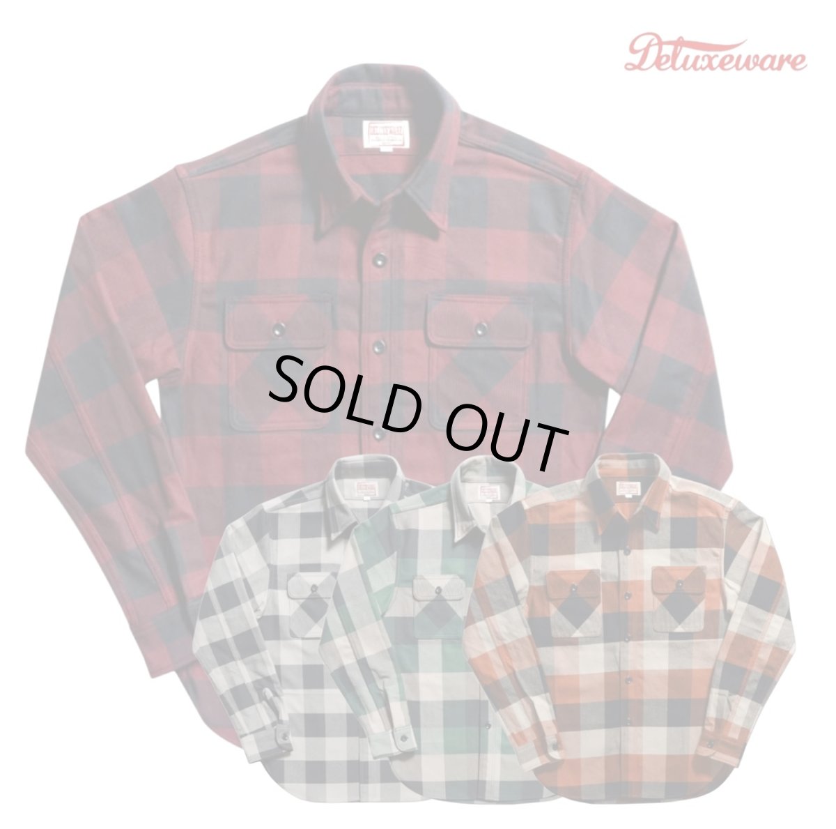 画像1: DELUXEWARE (デラックスウエア) 50s BUFFALO CHECK (1)