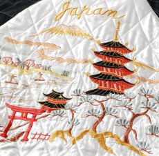 画像12: TAILOR TOYO (テーラー東洋) Mid 1950s Style Velveteen Souvenir Jacket “RED TIGER” × “LANDSCAPE” (12)