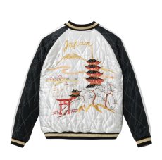 画像5: TAILOR TOYO (テーラー東洋) Mid 1950s Style Velveteen Souvenir Jacket “RED TIGER” × “LANDSCAPE” (5)