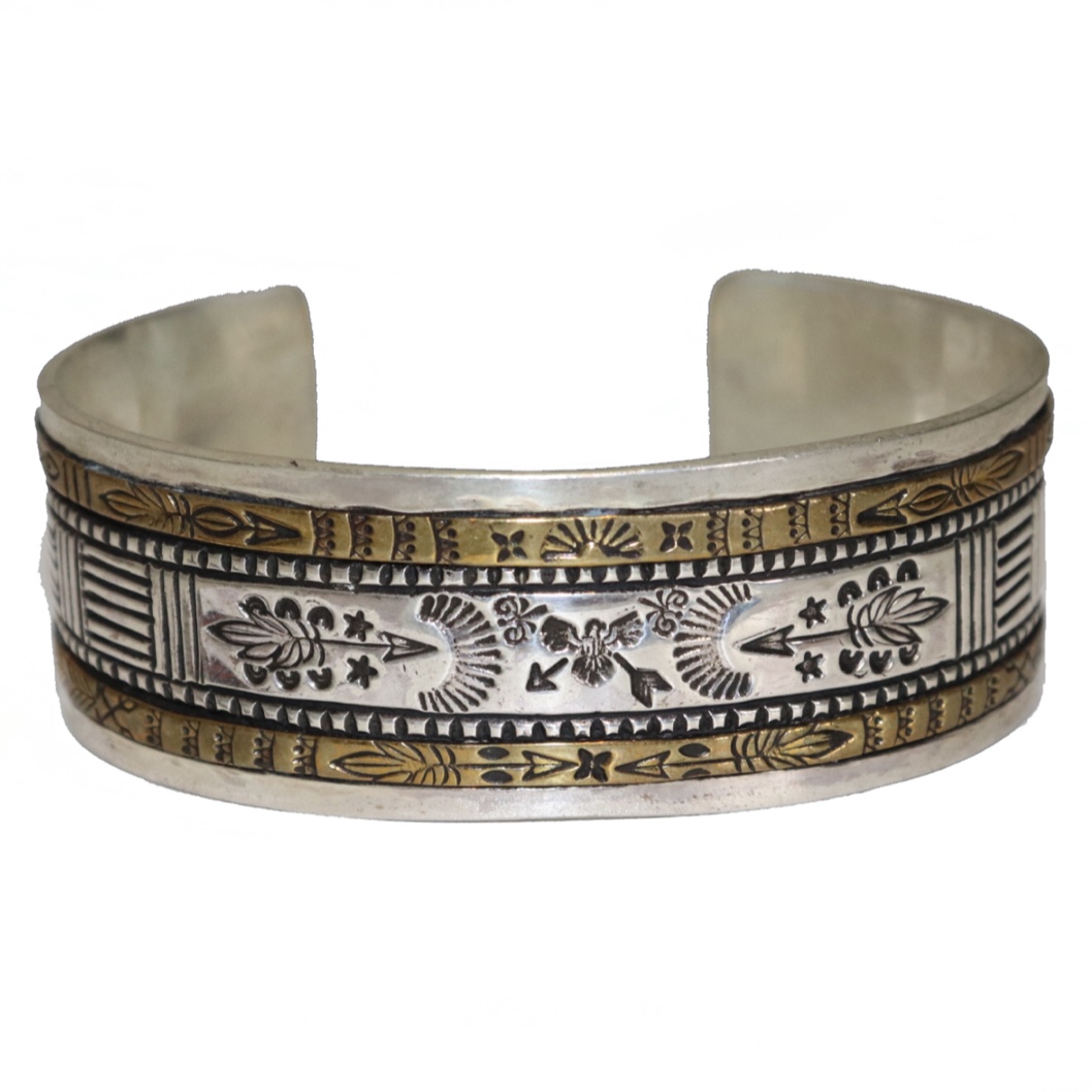 INDIAN JEWELRY（インディアンジュエリー) Ericka Nicolas Begay Combination BANGLE