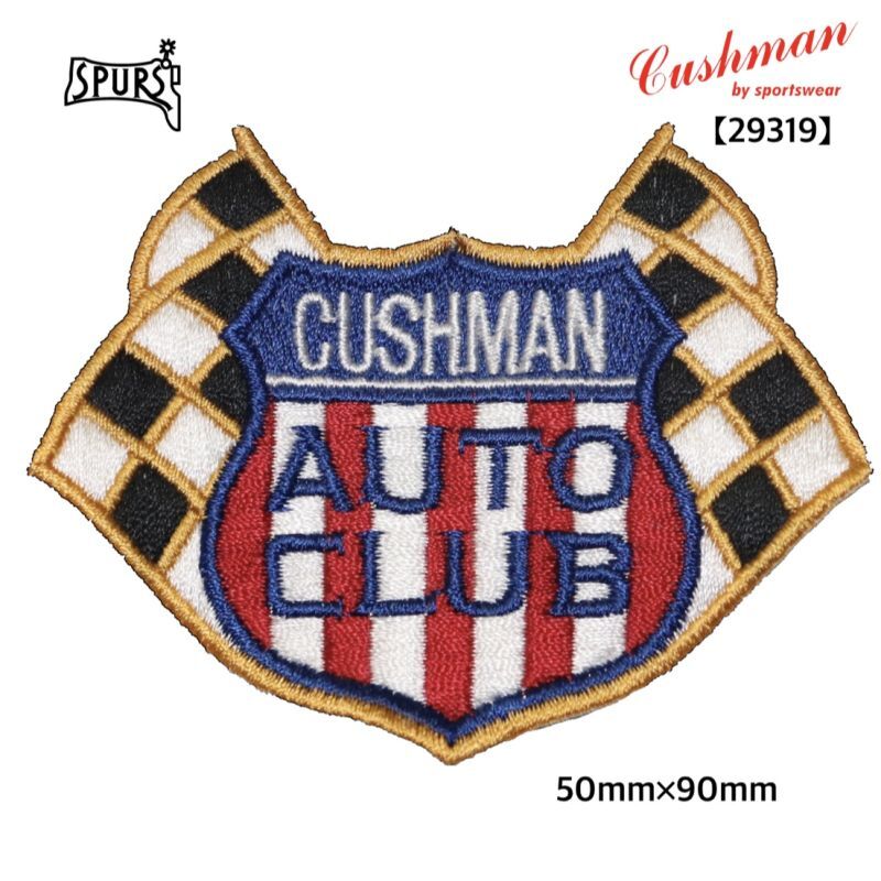 画像1: CUSHMAN(クッシュマン) ワッペン AUTO CLUB (1)