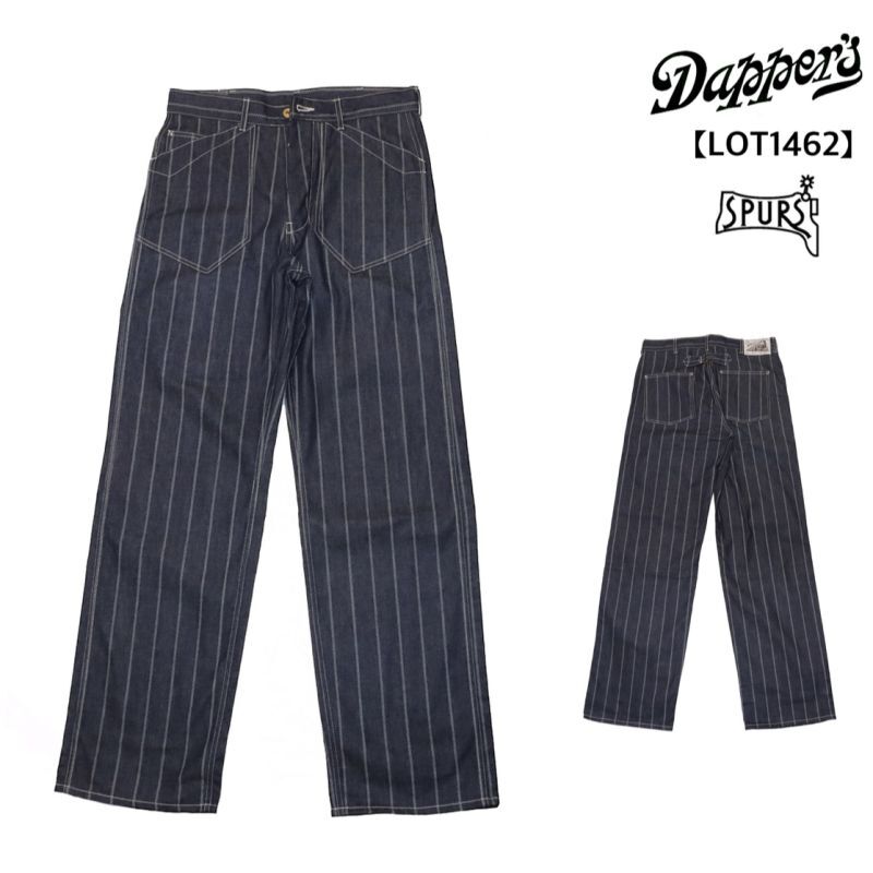 画像1: Dapper`s(ダッパーズ) Classical Pasting Pocket Work Pants With Buckle Back  (1)