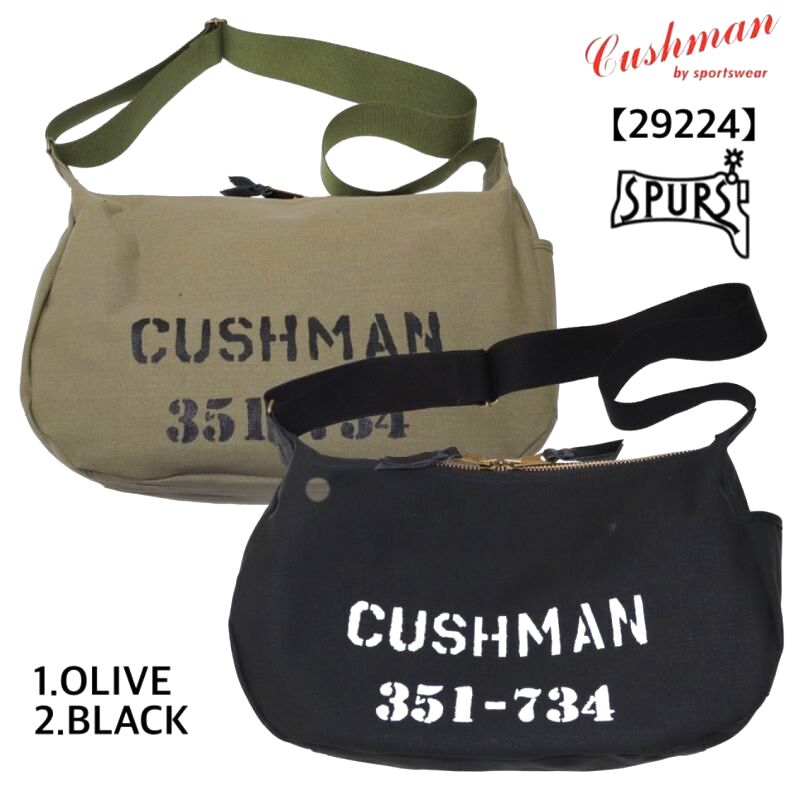 画像1: CUSHMAN(クッシュマン) CANVAS MESSENGER BAG (1)