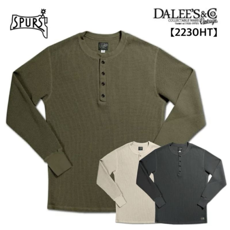 DALEE'S&CO (ダリーズ＆コー) 30s WAFFLE HENLY THERMAL - SPURS(スパーズ)